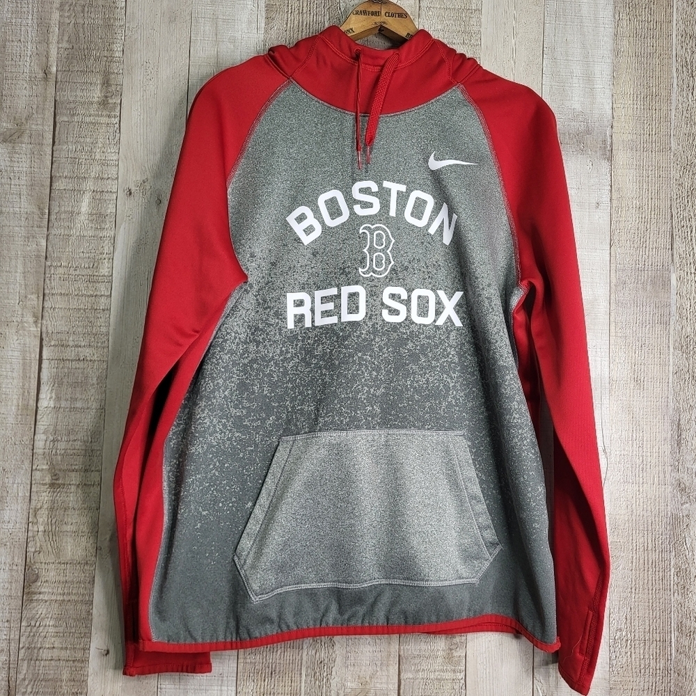 Nike Dri Fit Boston Red Sox Hoodie. Size Large